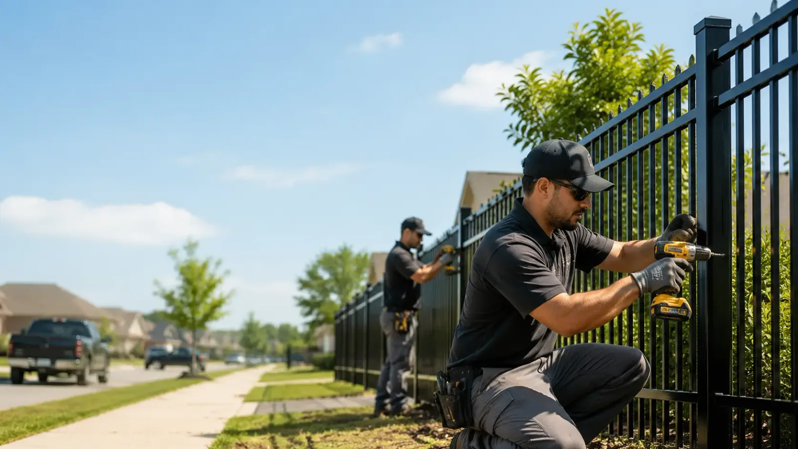 Metal Fence Installation in Nashua, NH